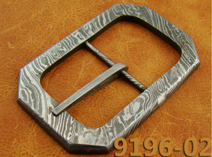 Damascus Steel Belt Buckle (9196-02(4300)